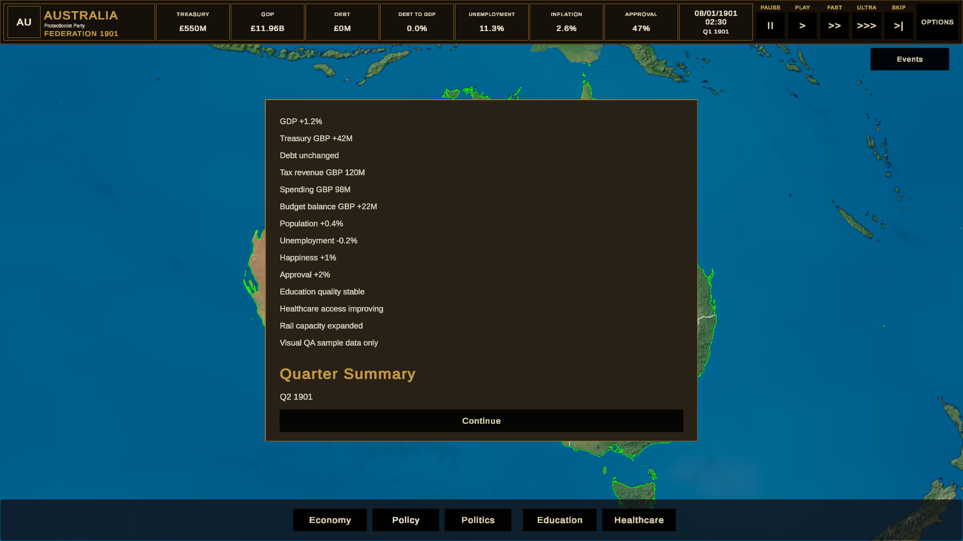 Australia: Federation 1901 screenshot 4