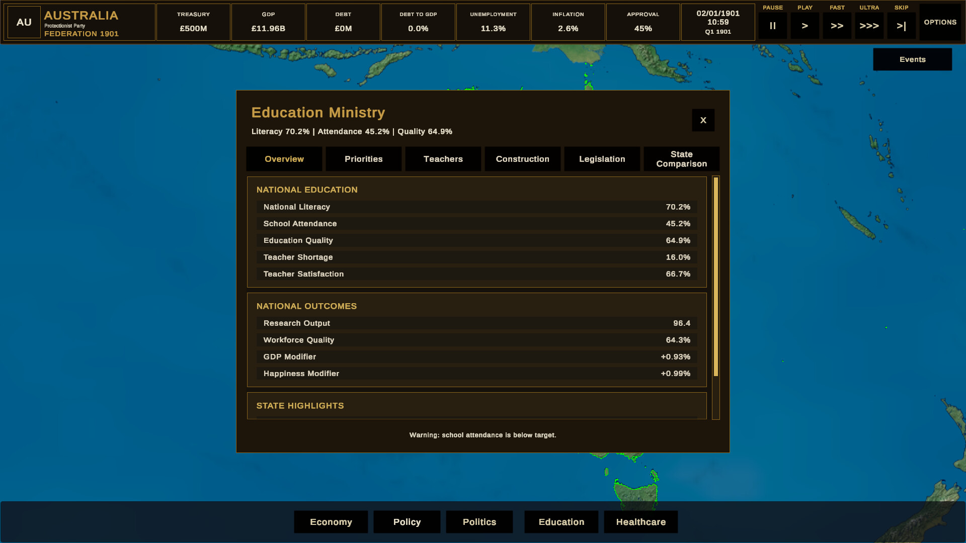 Australia: Federation 1901 screenshot 5