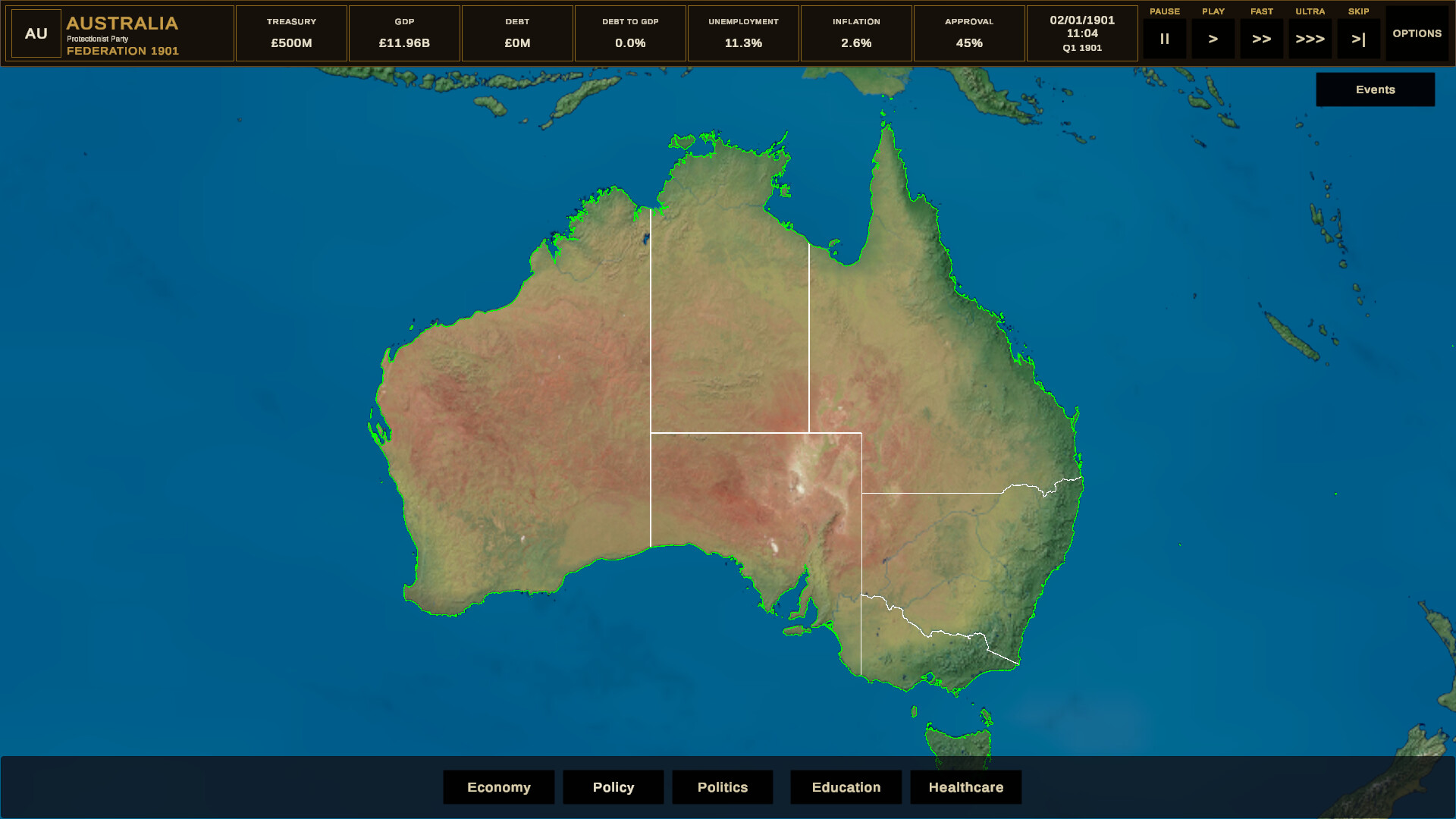 Australia: Federation 1901 screenshot 1