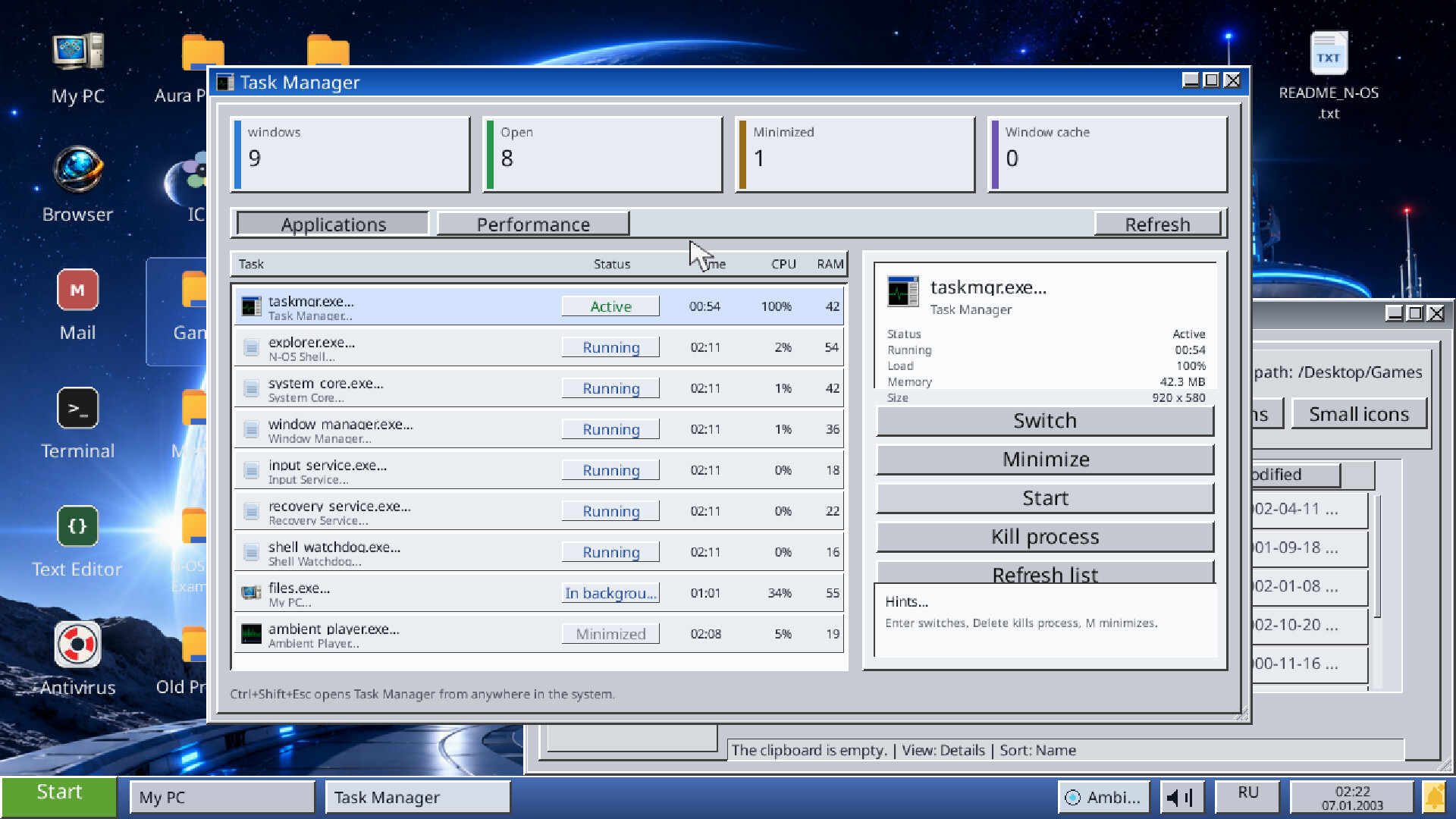 N-OS: Desktop Story screenshot 16