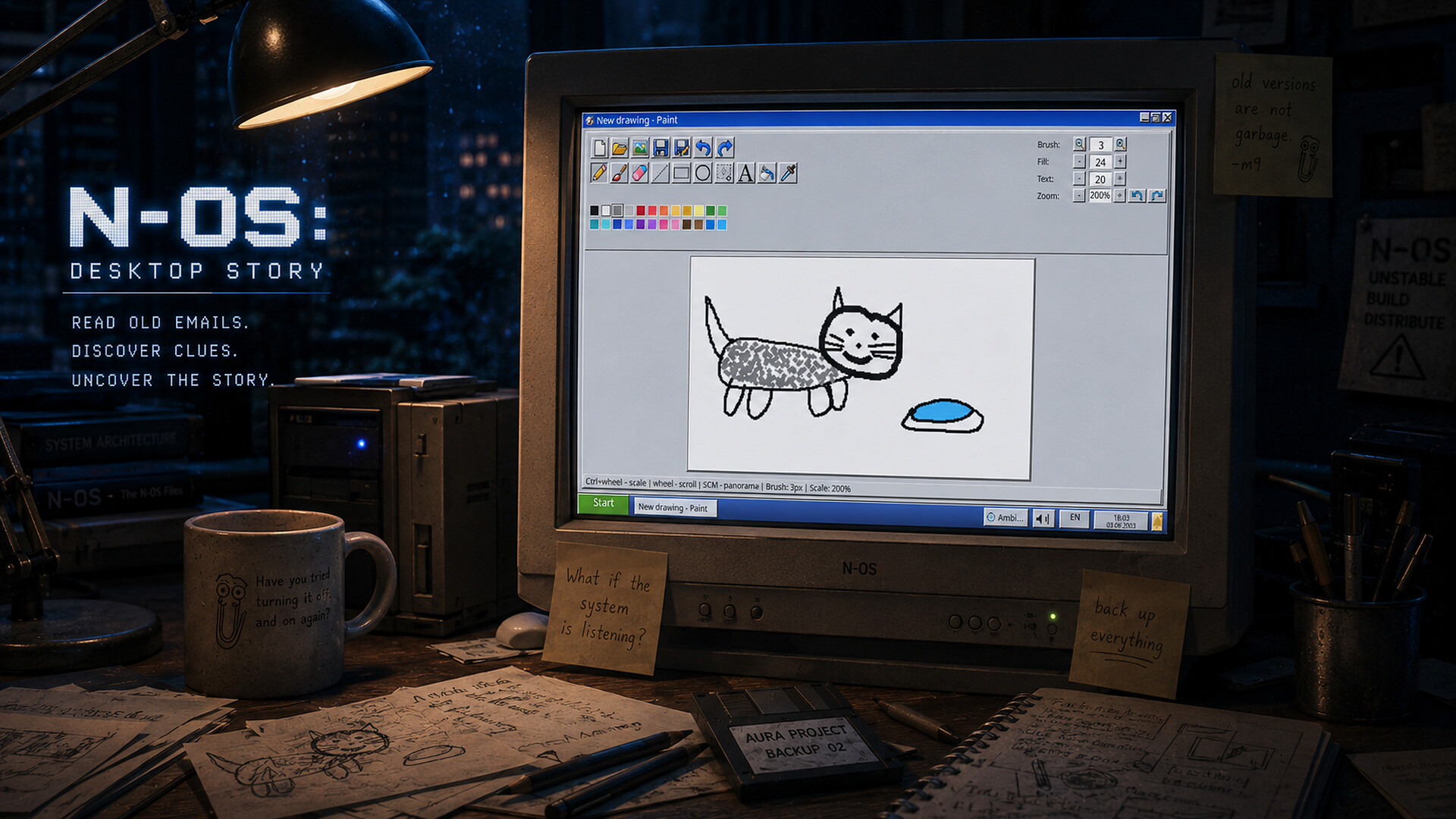 N-OS: Desktop Story screenshot 1