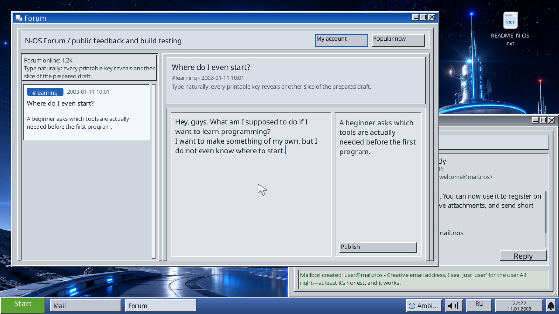 N-OS: Desktop Story screenshot 15