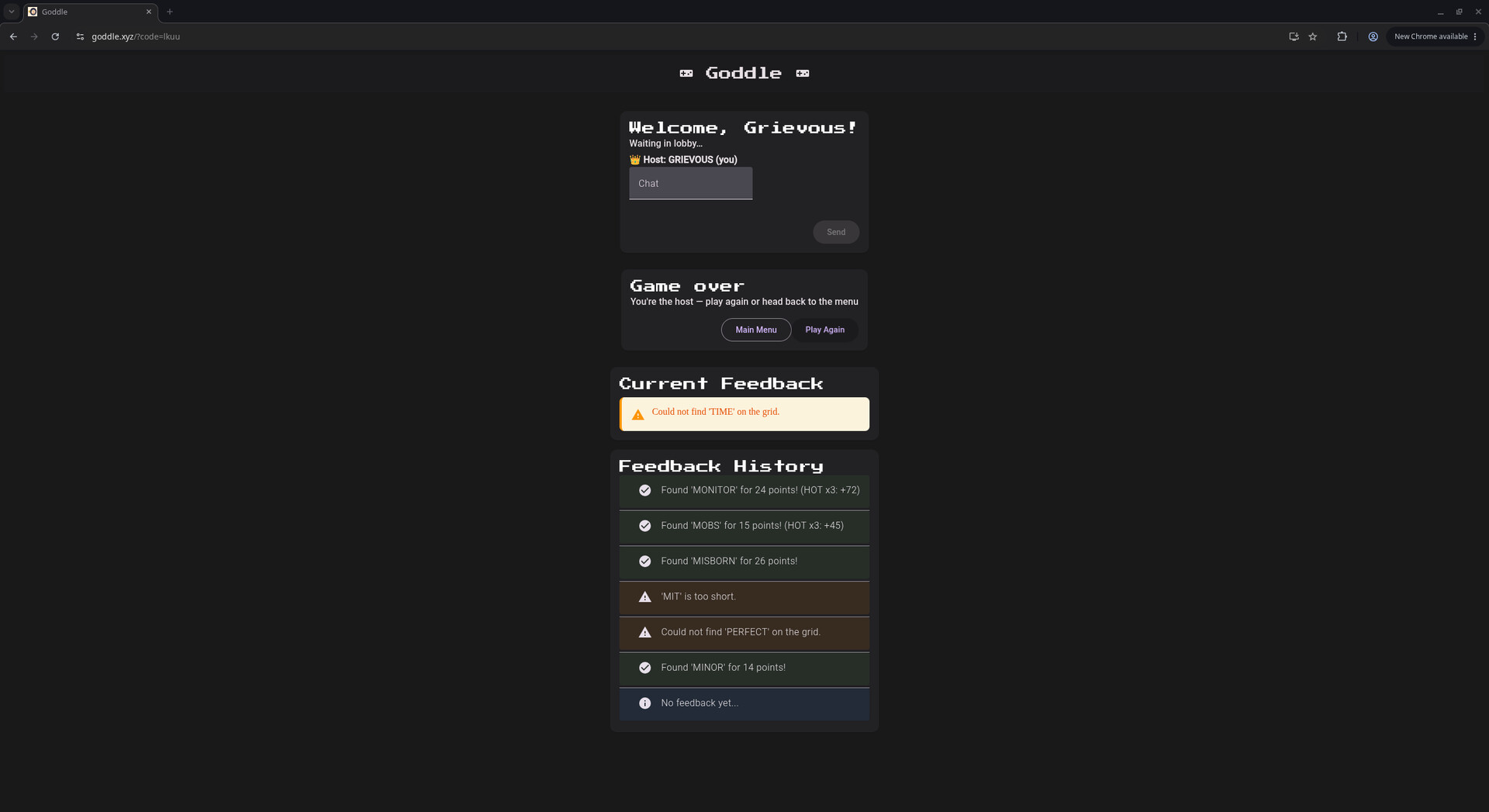 Goddle screenshot 3