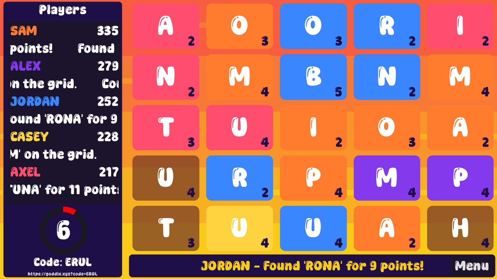 Goddle screenshot 1