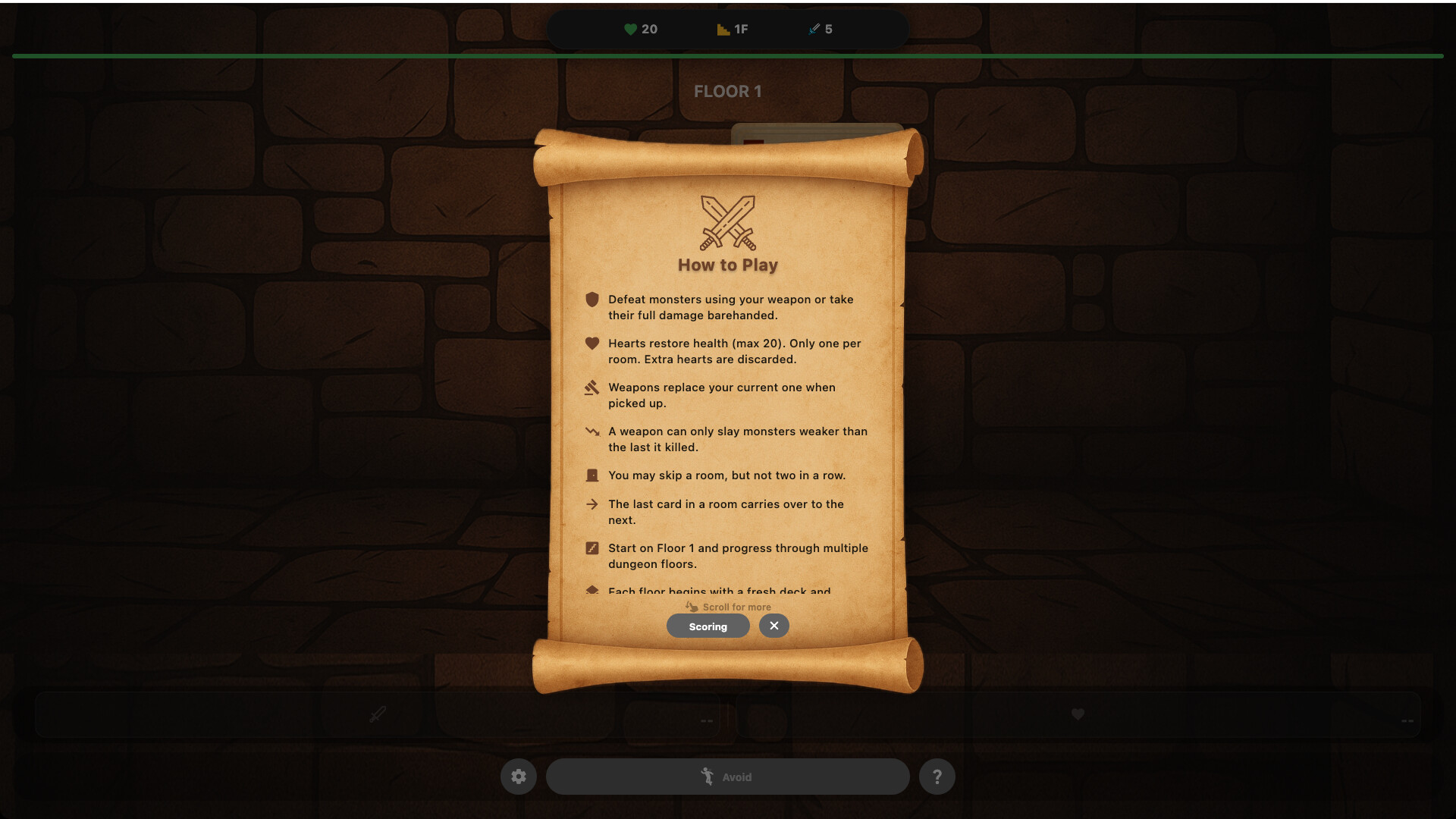 Scoundrel: The Descent screenshot 5