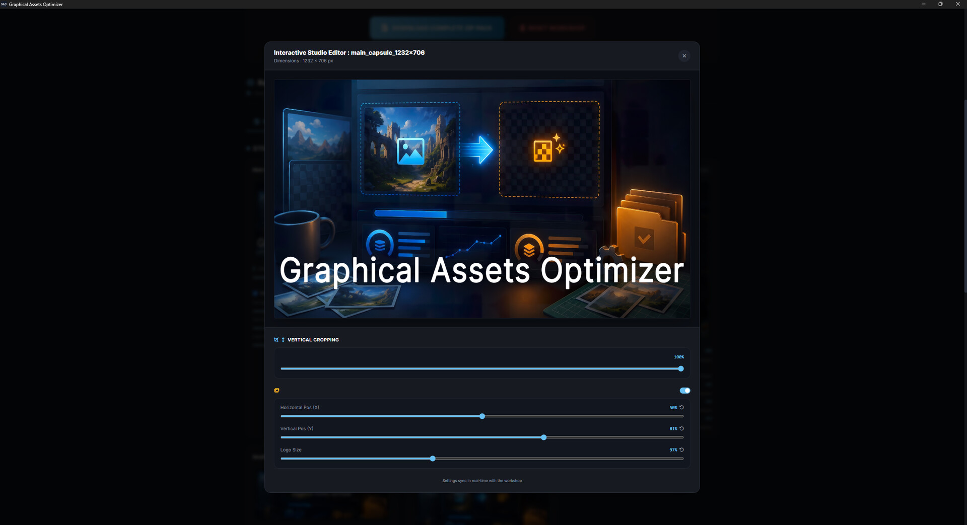 Graphical Assets Optimizer screenshot 2