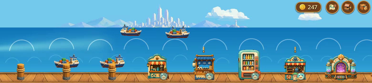 Иллюстрация из описания игры Причал Осьминогов