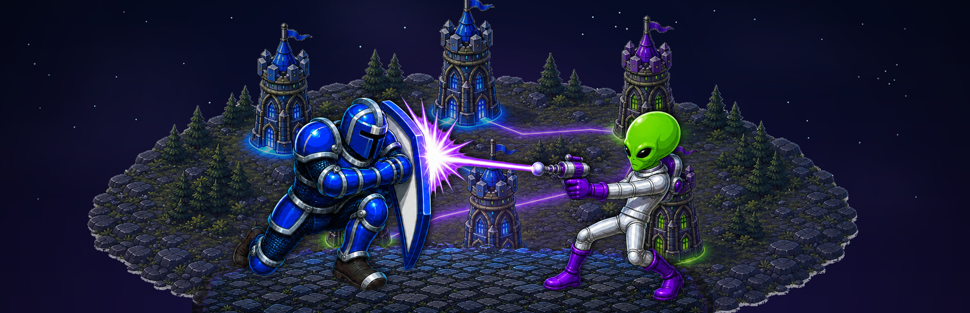 Knights vs Aliens
