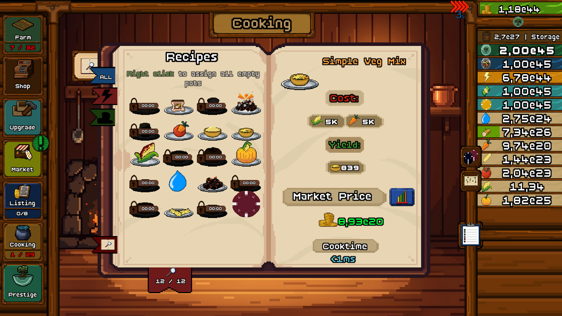 Marketfield Idle screenshot 3