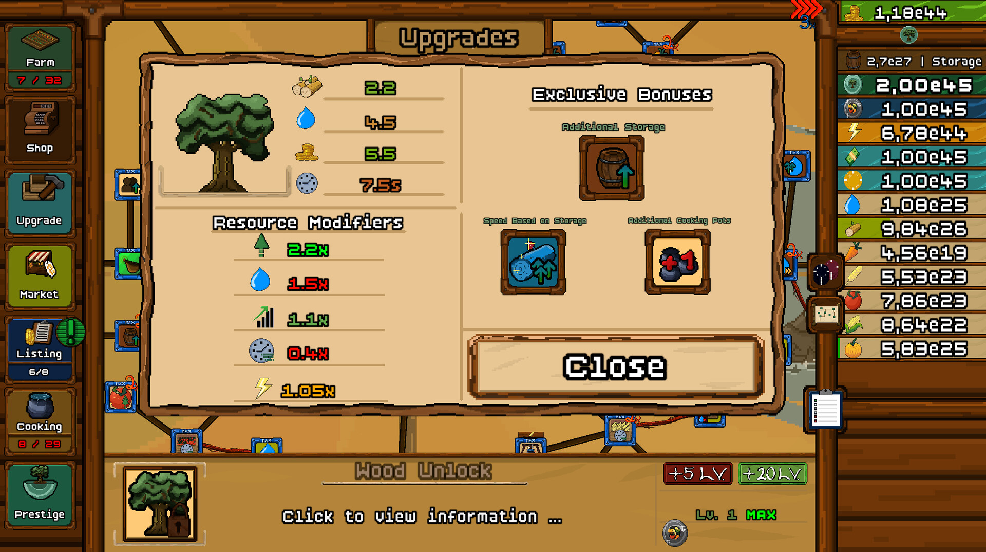 Marketfield Idle screenshot 4