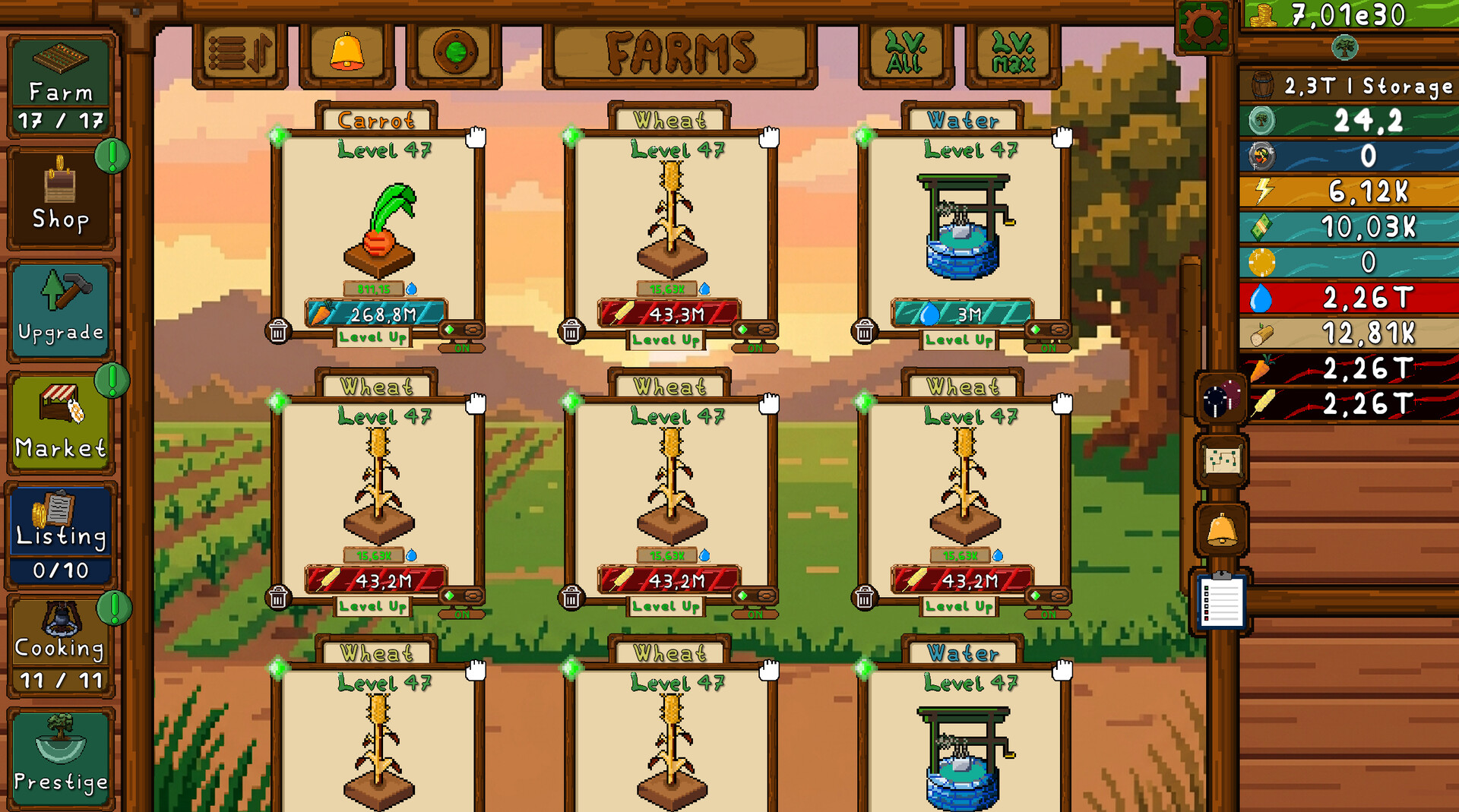 Marketfield Idle screenshot 1