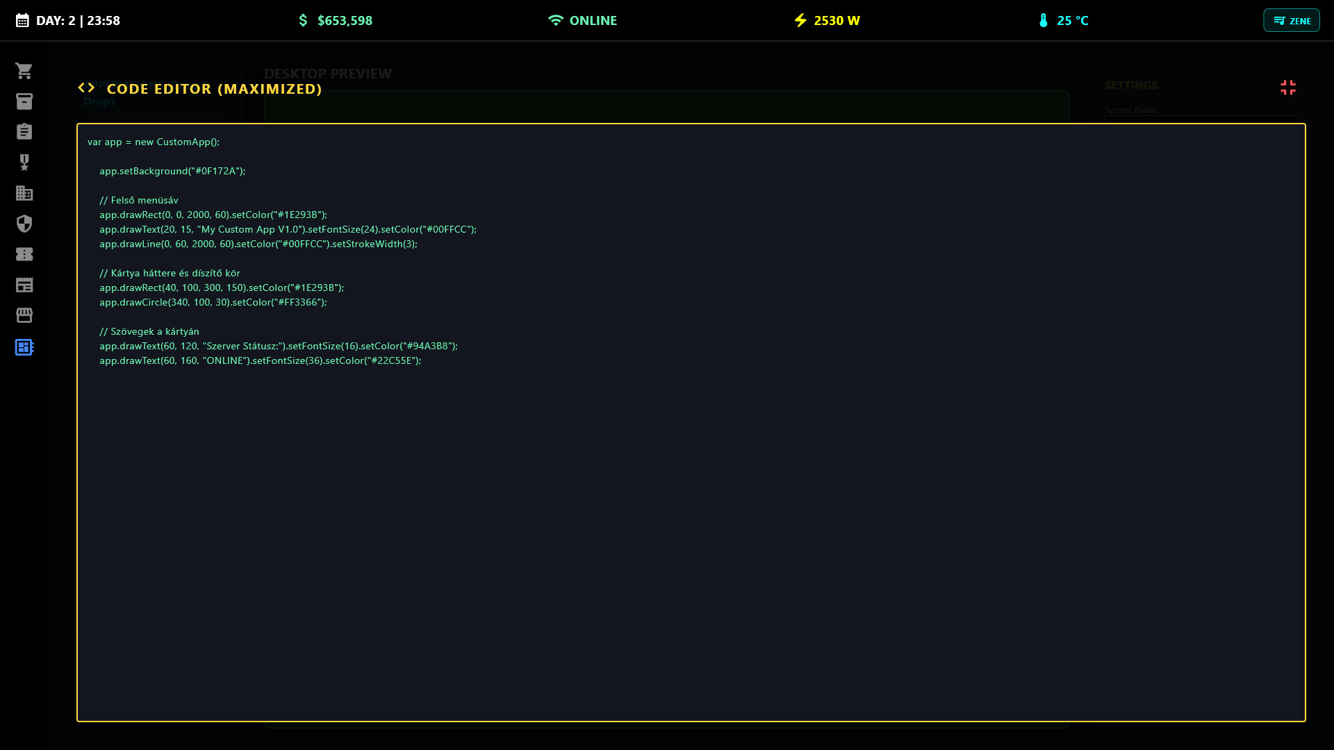 Hosting Simulator: Custom OS Featured Screenshot #1