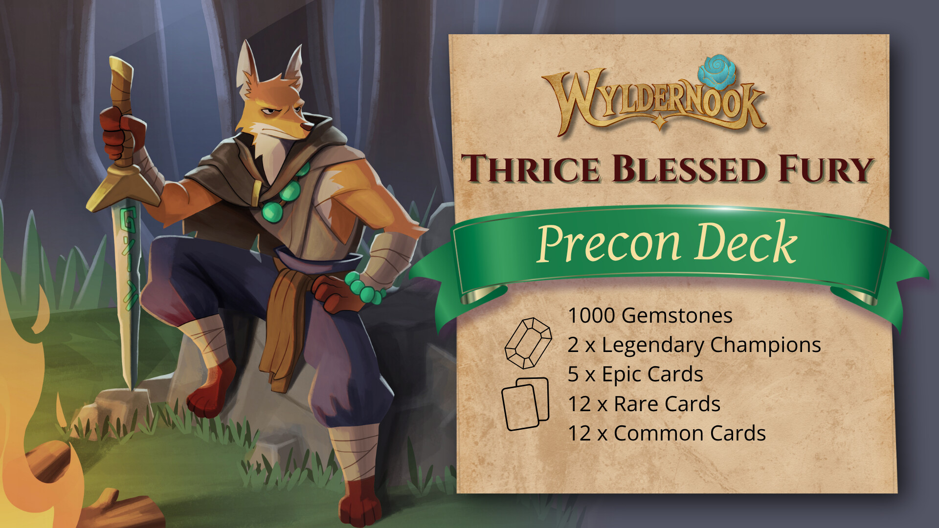 Wyldernook Thrice Blessed Fury Deck