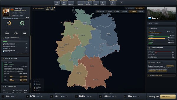 Скриншот 1 из игры Wealth of Nations: Economic Strategy
