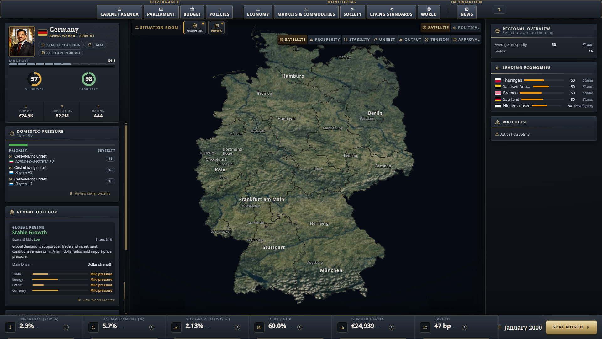 Wealth of Nations: Economic Strategyのスクリーンショット 1