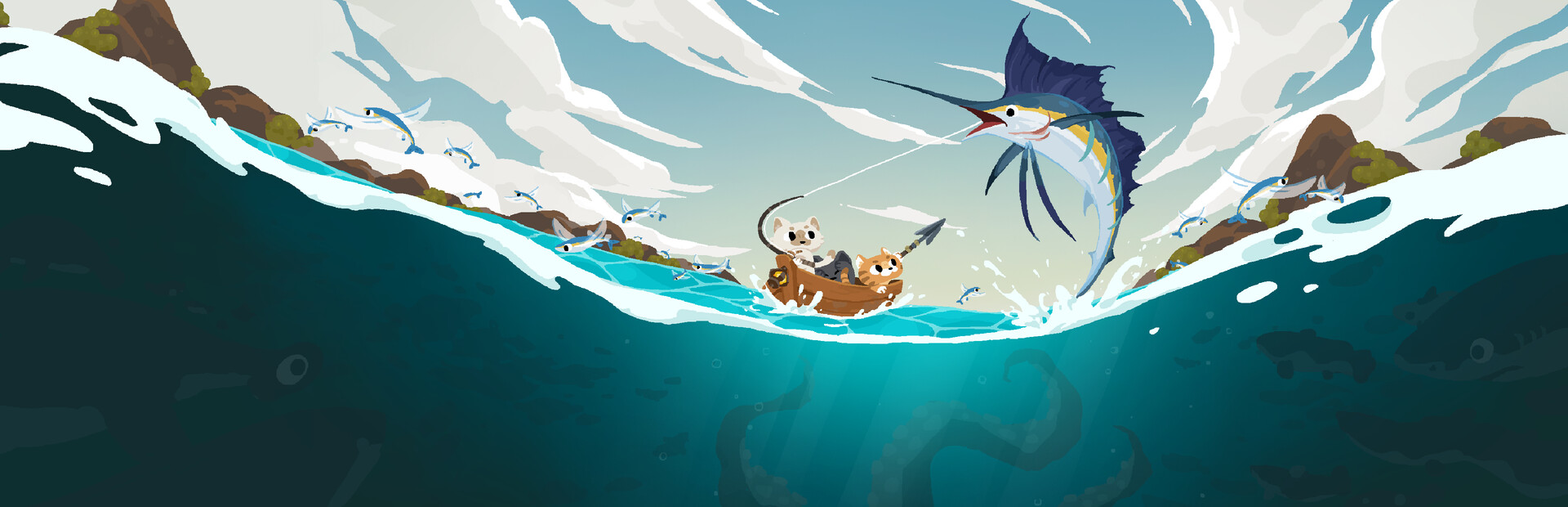 The Little Cat and the Sea