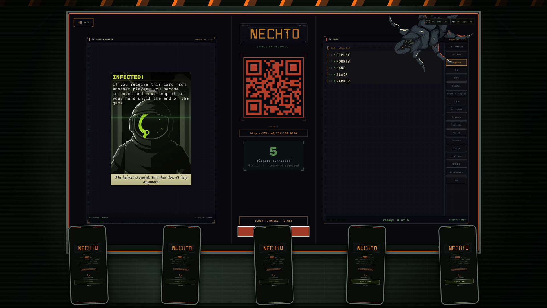NECHTO: Infection Protocol