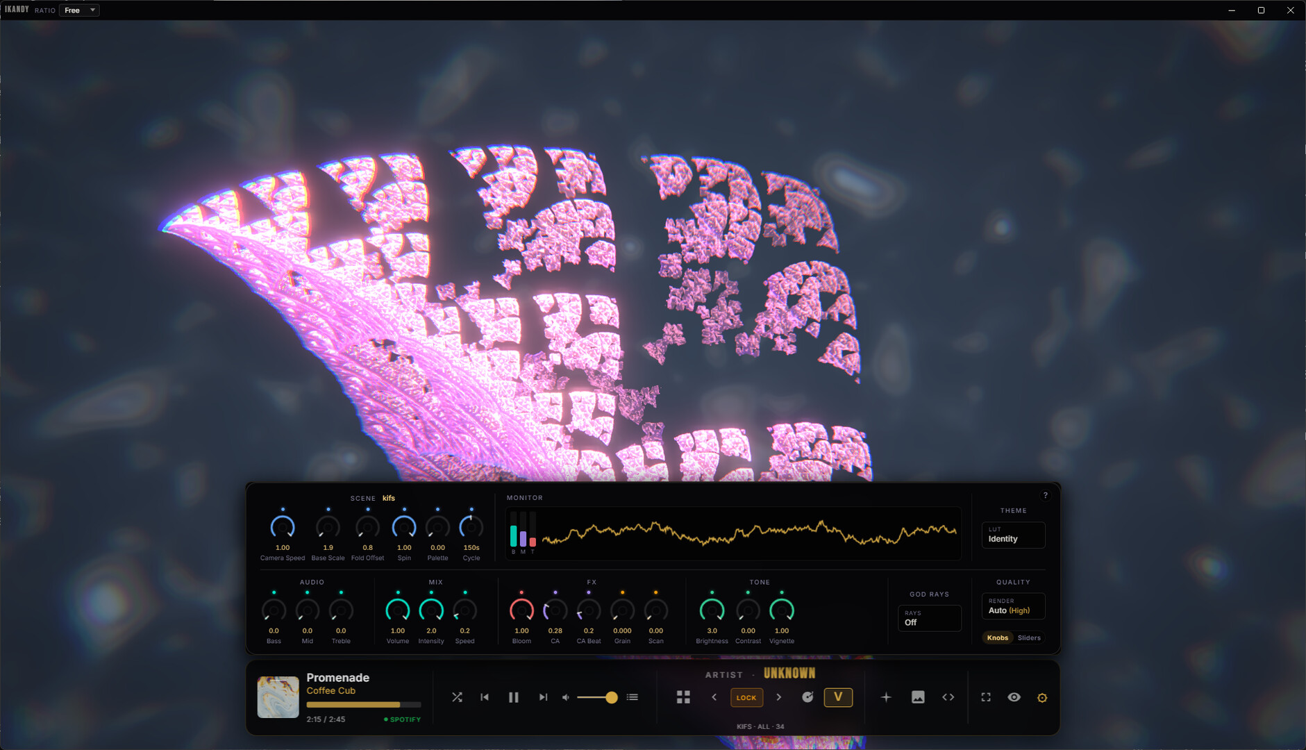 IKANDY: Music Visualizer screenshot 1