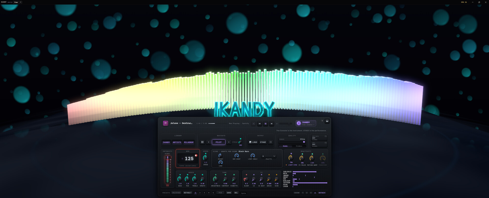IKANDY: Music Visualizer screenshot