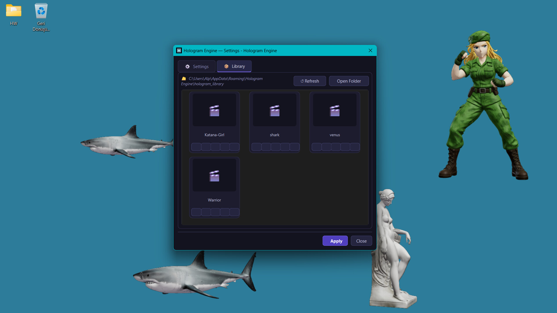 Hologram Engine