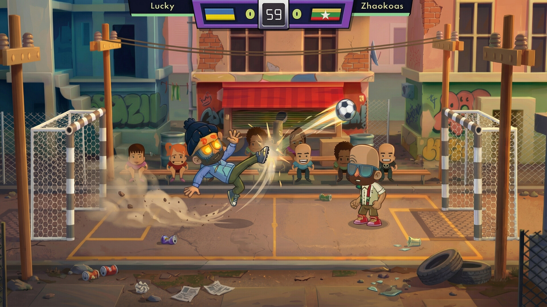 1х1 Street Football: mini soccer PVP screenshot 3