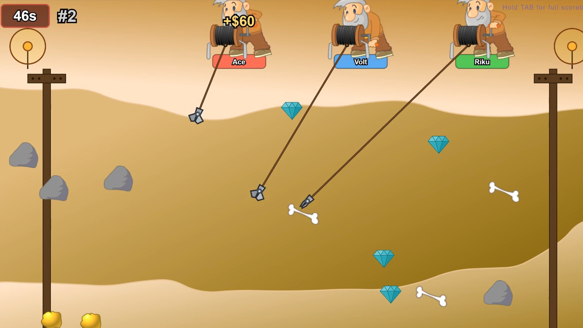 Gold Miner: Party Rush screenshot 2