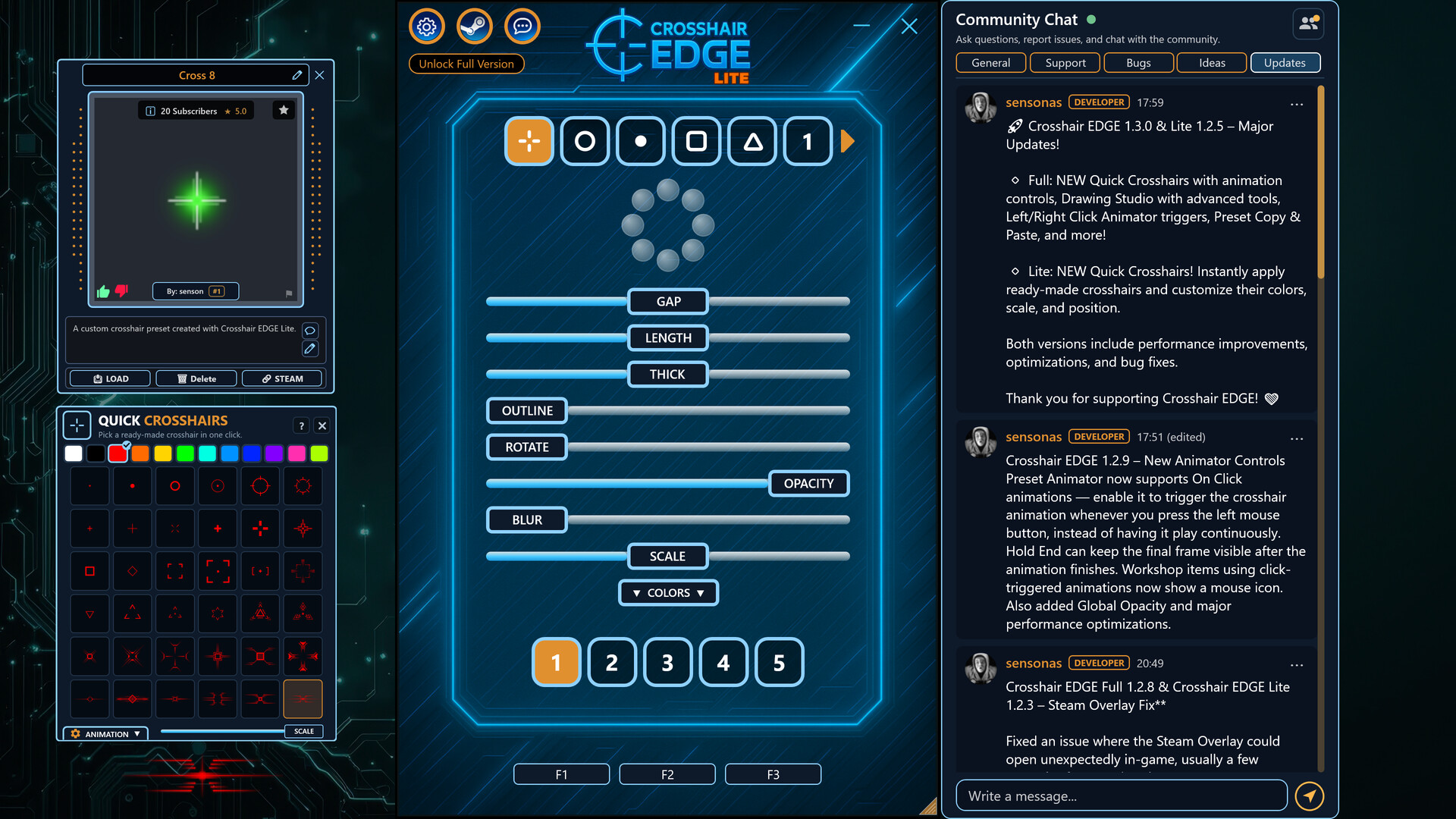 Crosshair EDGE Lite screenshot 3