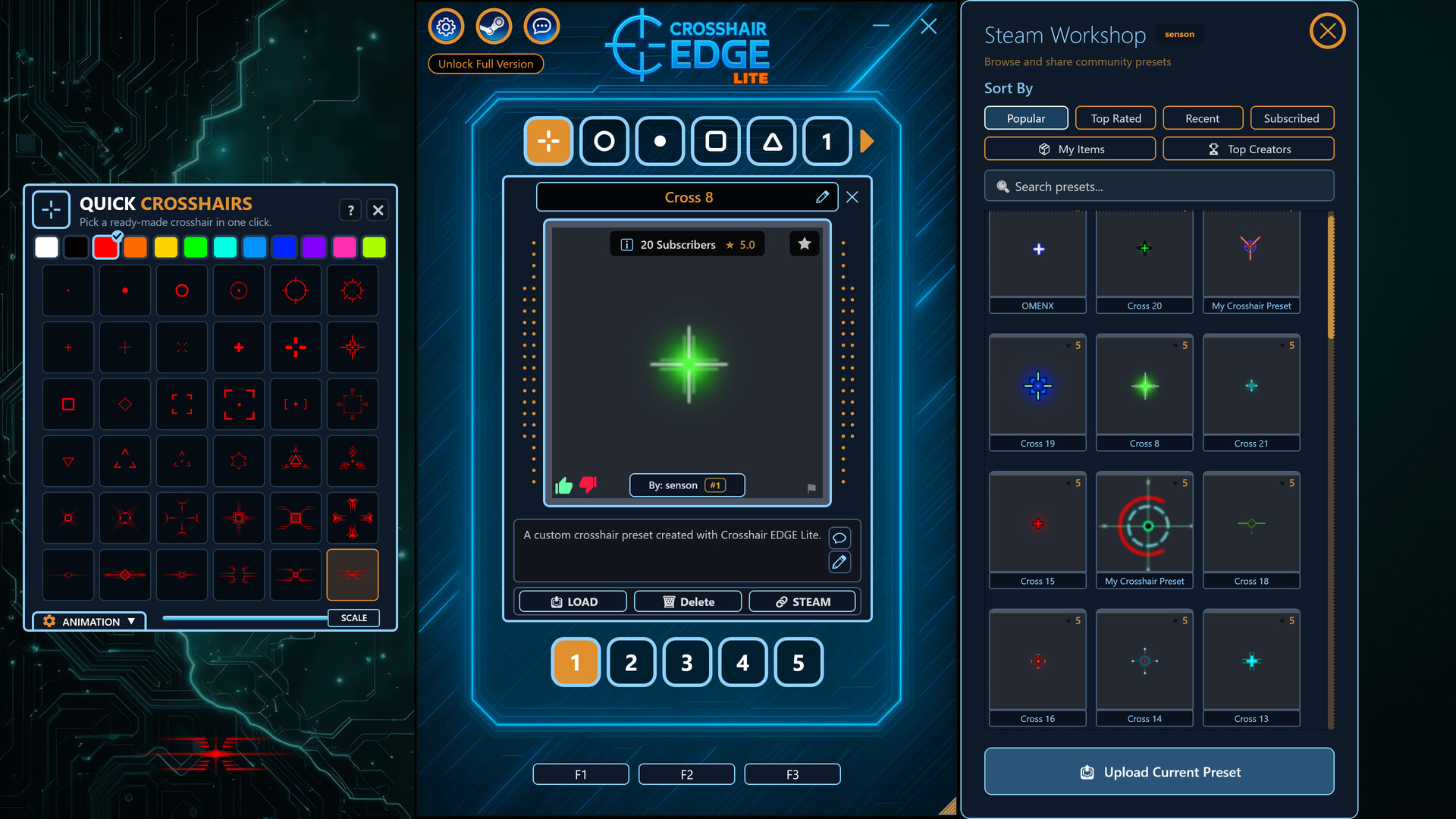 Crosshair EDGE Lite screenshot 2