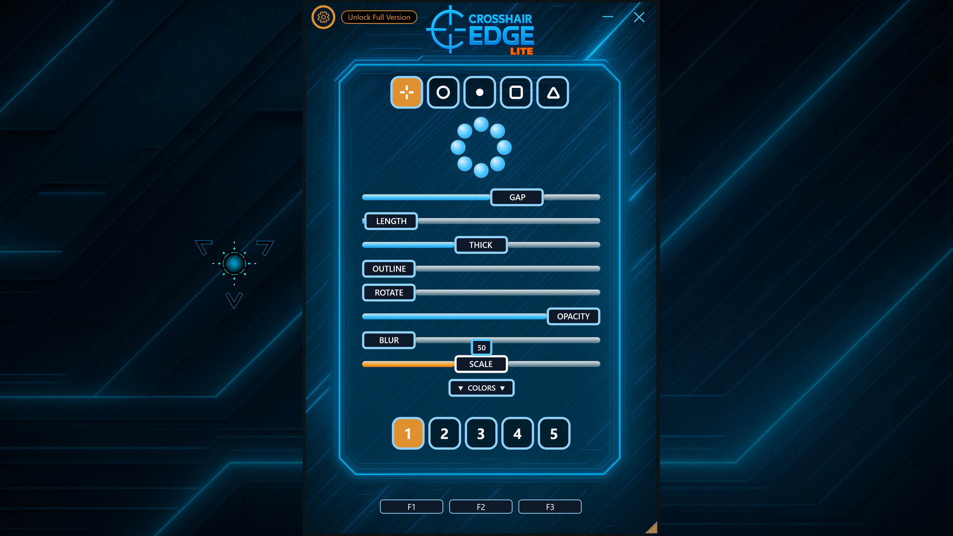 Crosshair EDGE Lite screenshot 2