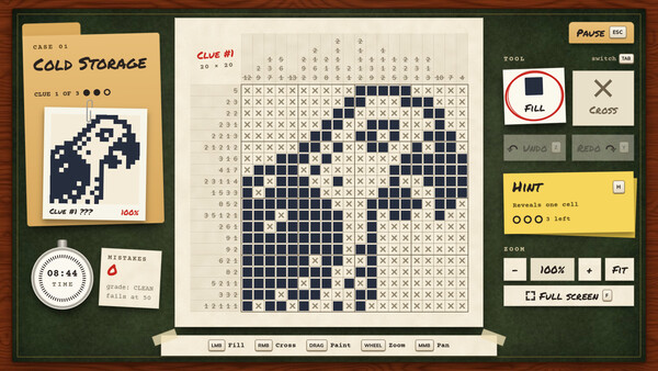 Nonogram Detective — 8