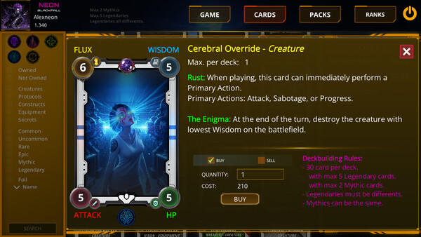 Neon Blackfall screenshot 18
