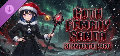 Goth Femboy Santa Supporter Pack Banner