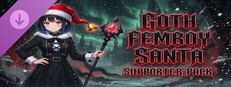 Goth Femboy Santa Supporter Pack Banner