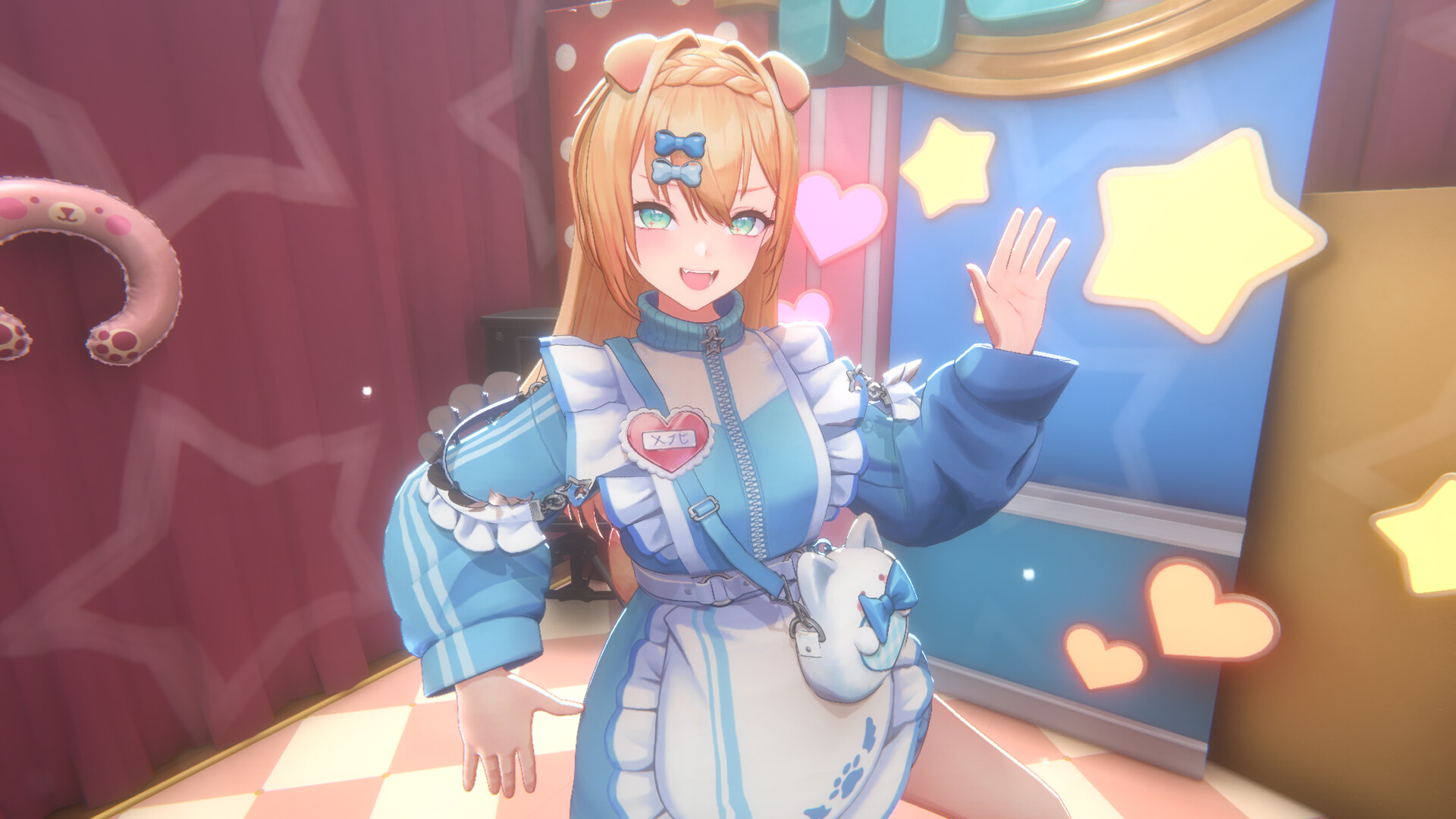 Maid Cafe Simulator: Jersey Maid Uniform (Mina)のスクリーンショット 1