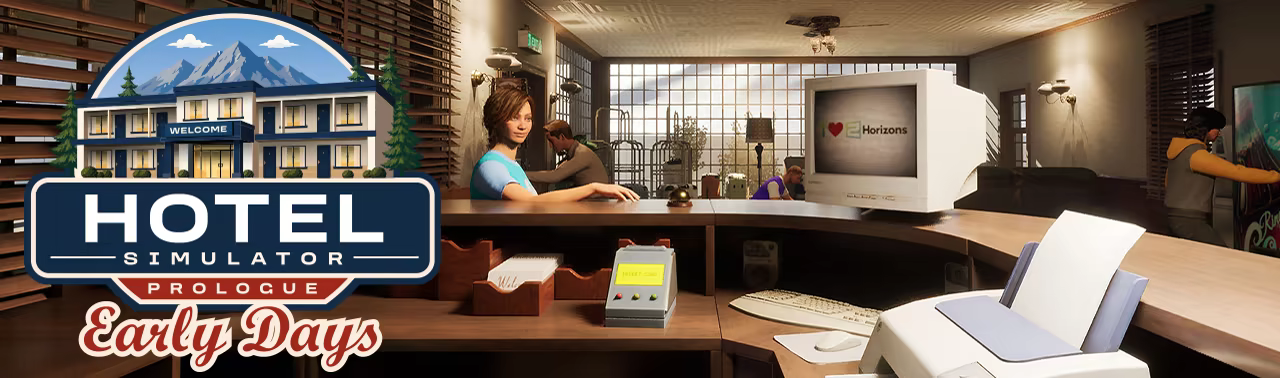 Иллюстрация из описания игры Hotel Simulator: Prologue - Early Days