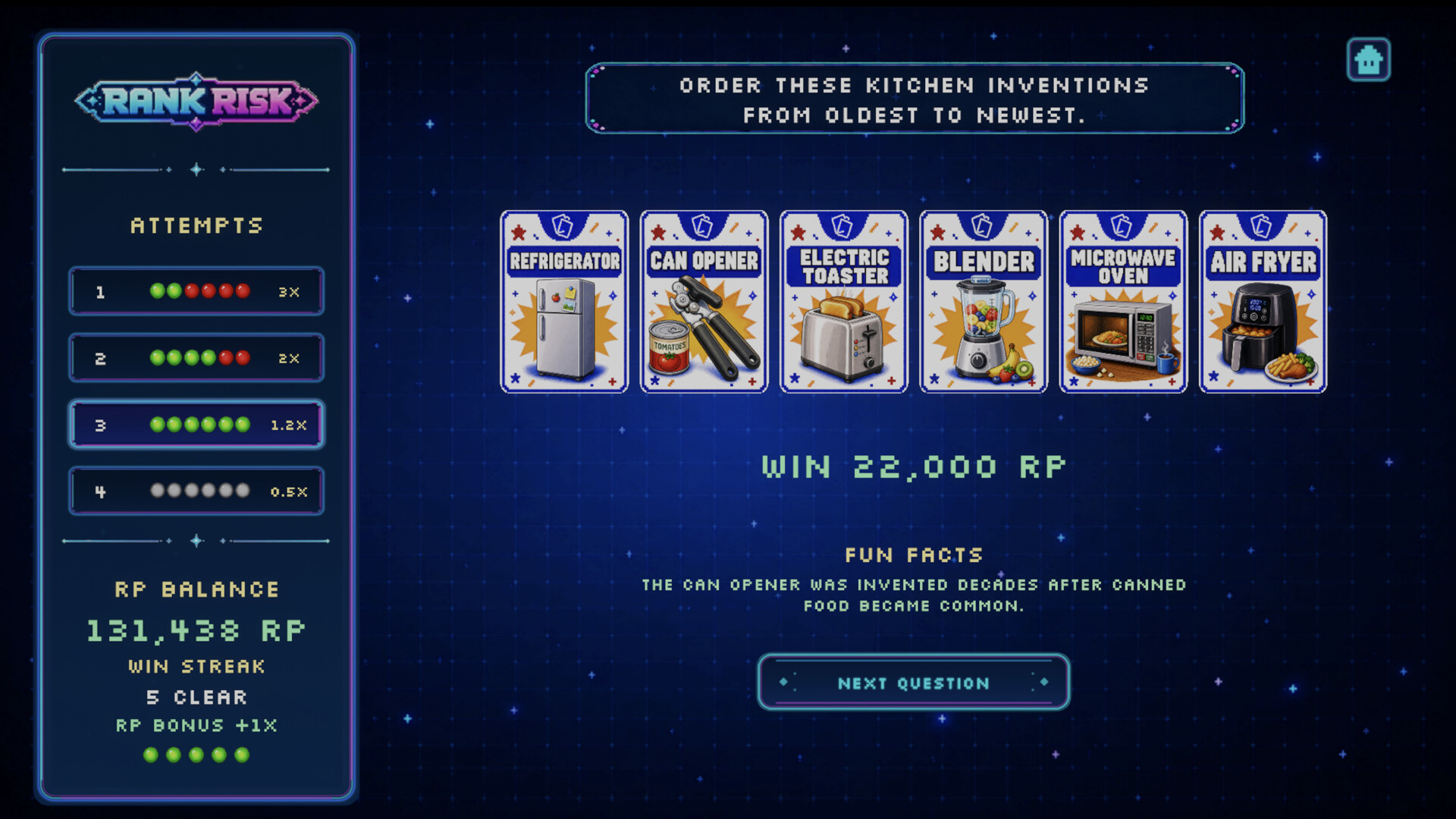 Rank Risk: Guess the Order screenshot 5