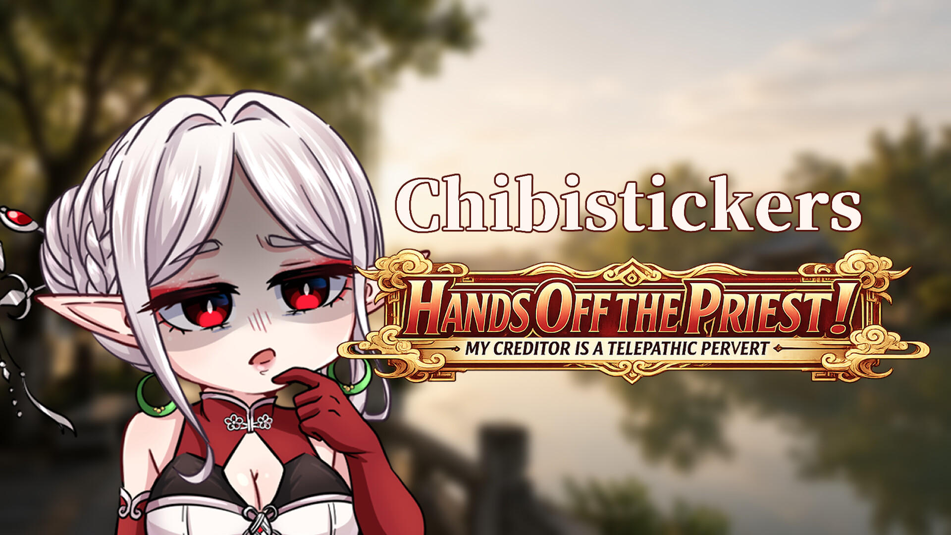 ​Hands Off the Priest! My Creditor is a Telepathic Pervert - Chibi Stickers Featured Screenshot #1