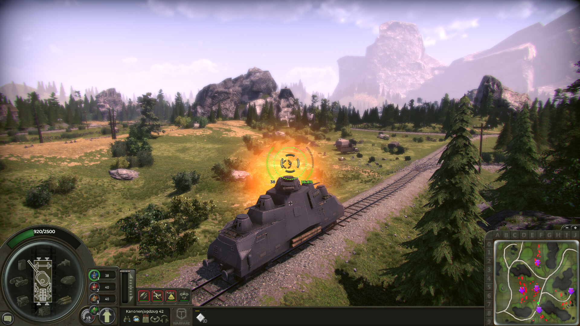 Armored Train Warfare screenshot #2