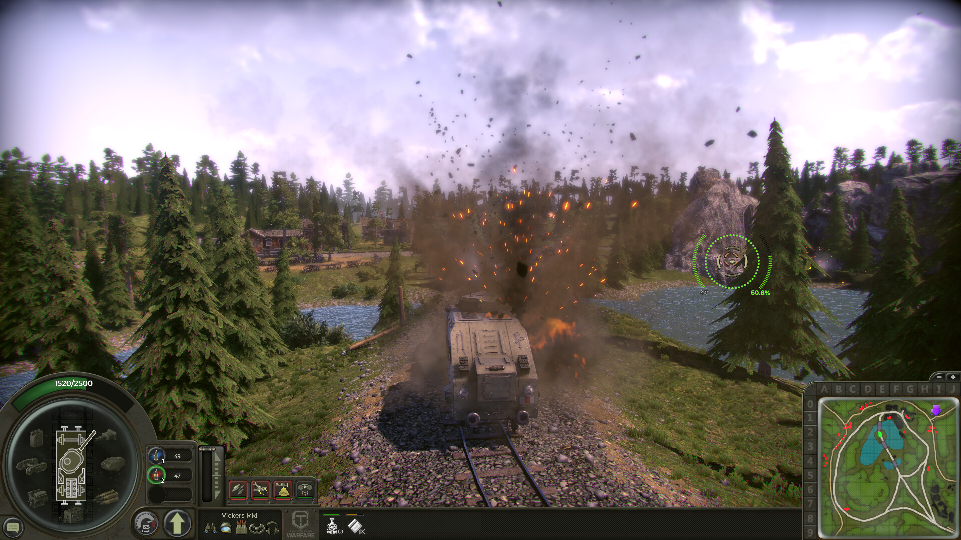 Armored Train Warfare screenshot 8