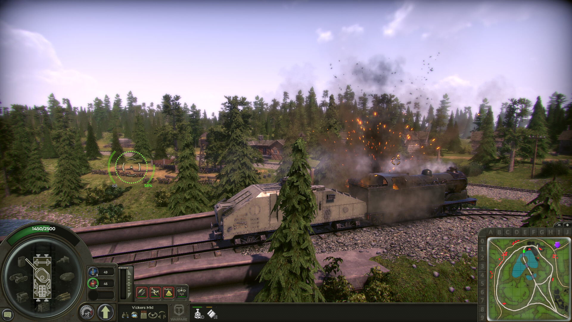 Armored Train Warfare screenshot #11