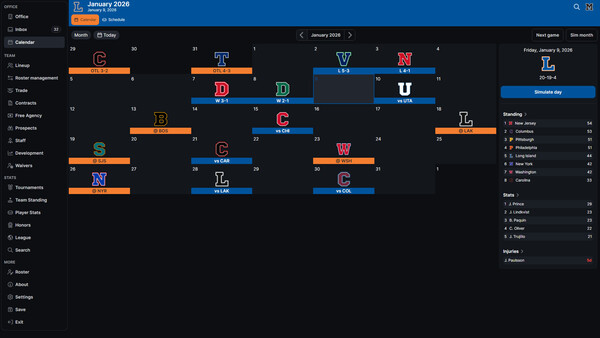 Hockey Legacy Manager 27 스크린샷 4