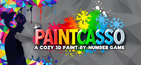 PAINTCASSO: A Cozy 3D Paint by Number Game