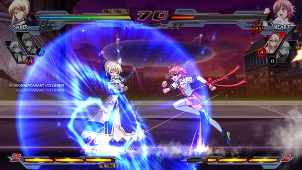 Nitroplus Blasterz: Heroines Infinite Duel.