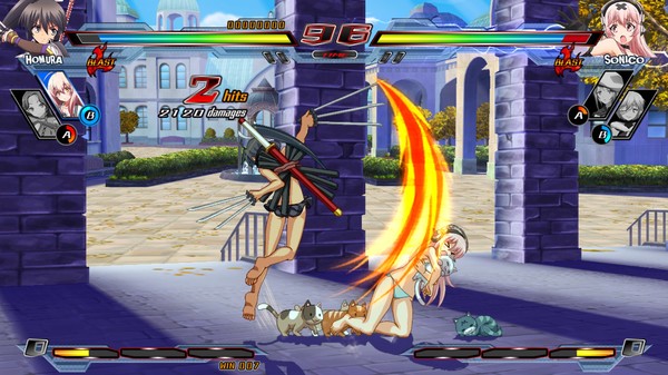 Nitroplus Blasterz: Heroines Infinite Duel.