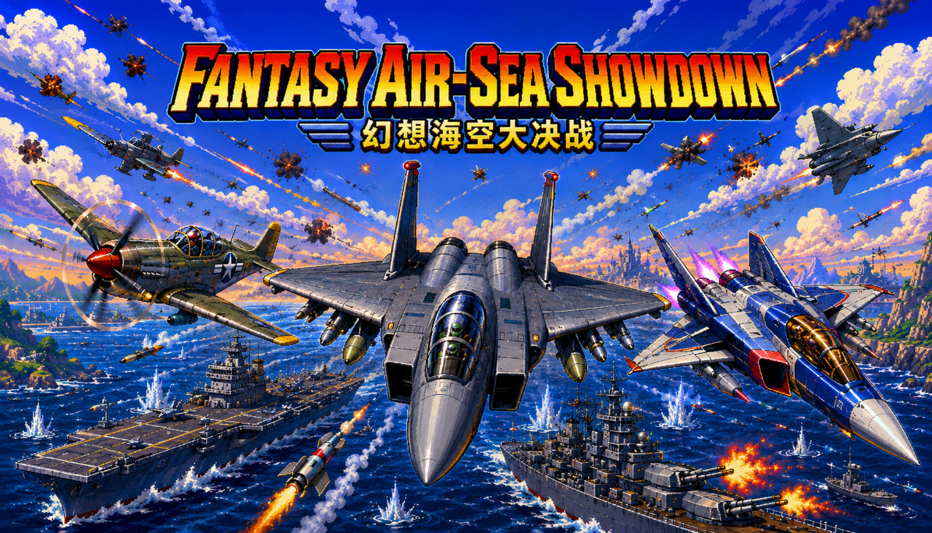 Fantasy Air-Sea Battles Showdown screenshot 5