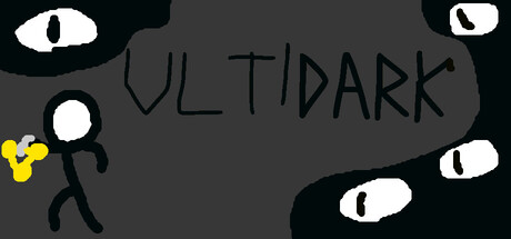 ULTIDARK(アドベンチャー・インディー、開発: black and whitey、2026年発売、無料)のヘッダー画像