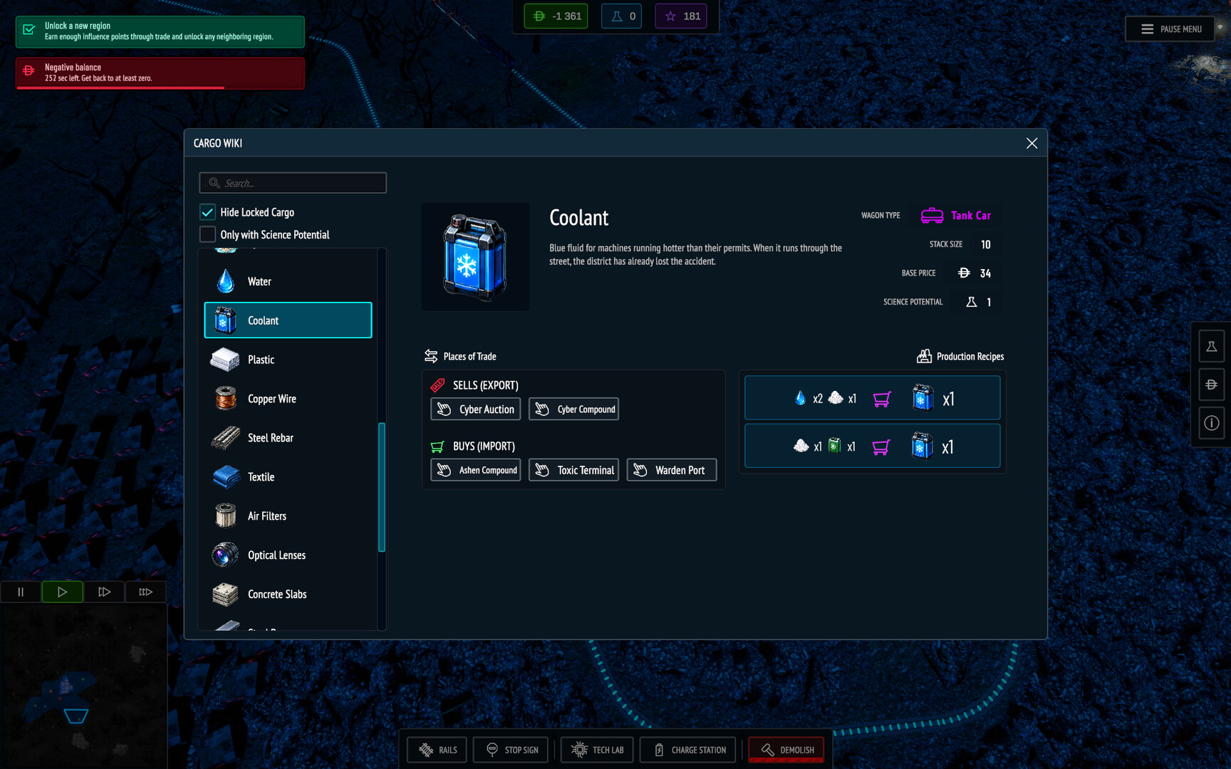 Cargo Protocol: Cyberpunk Trains screenshot 3
