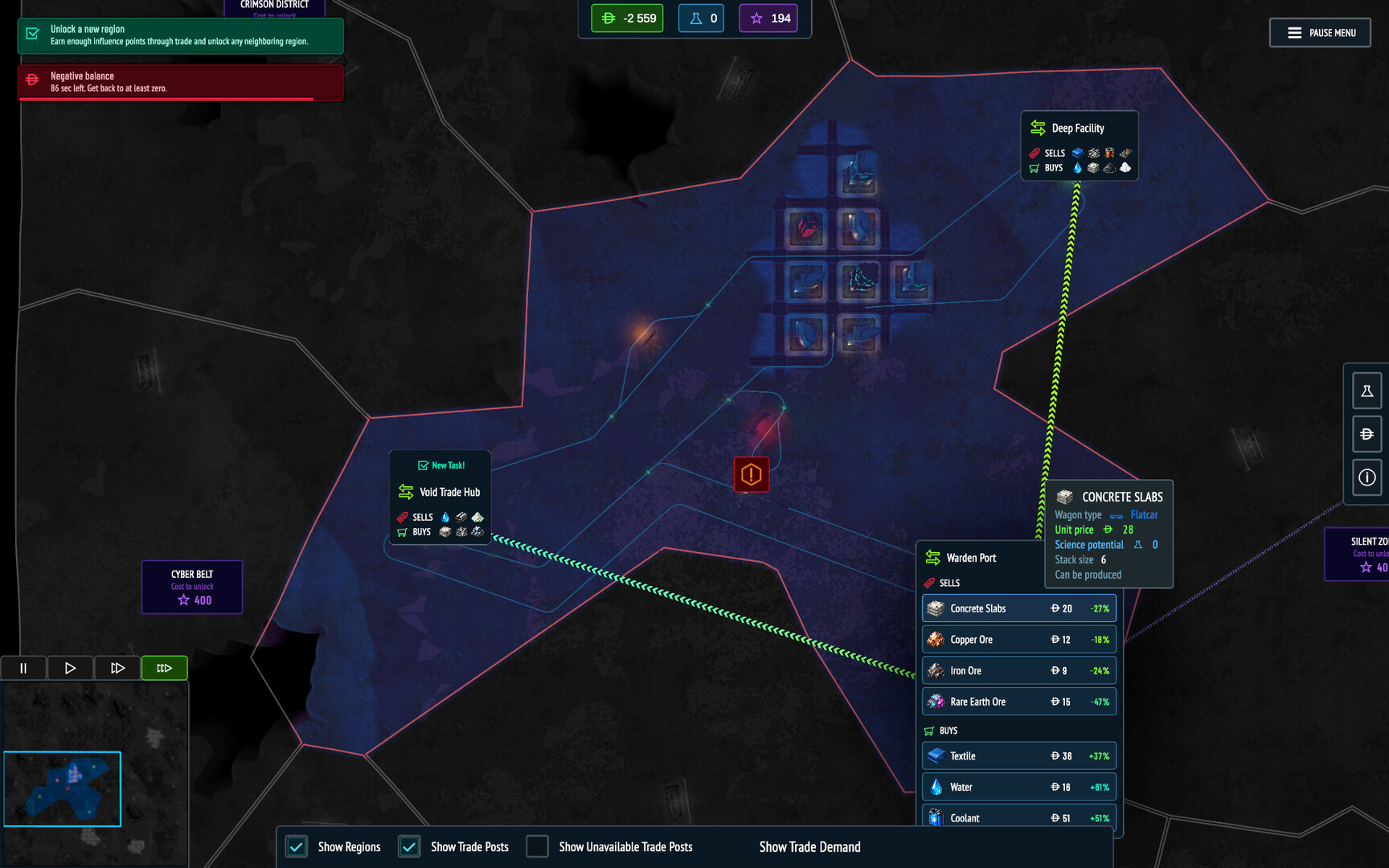 Cargo Protocol: Cyberpunk Trains screenshot 2