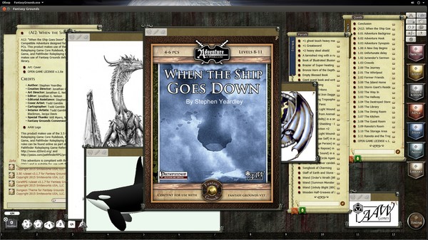 Fantasy Grounds - When the Ship Goes Down (PFRPG)