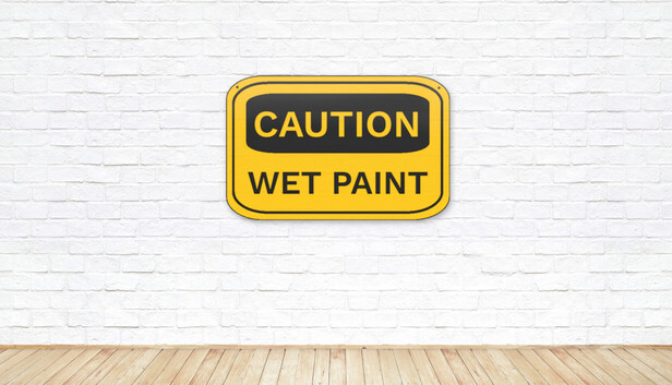 CAUTION WET PAINT